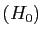 $ (H_0)$