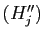 $ (H''_j)$
