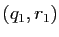 $ (q_1,r_1)$