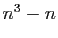 $ n^3-n$