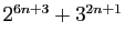 $ 2^{6n+3}+3^{2n+1}$