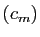 $ (c_m)$