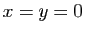 $ x=y=0$