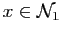 $ x\in \mathcal{N}_1$