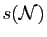 $ s(\mathcal{N})$