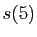 $ s(5)$