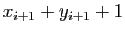$ x_{i+1}+y_{i+1}+1$