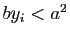 $ by_i<a^2$
