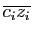 $ \overline{c_iz_i}$