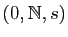 $ (0,\mathbb{N},s)$