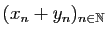 $ (x_n+y_n)_{n\in\mathbb{N}}$