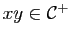 $ xy\in\mathcal{C}^+$