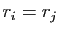 $ r_i=r_j$