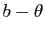 $ b-\theta$