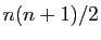 $ n(n+1)/2$