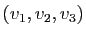 $ (v_1,v_2,v_3)$