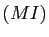 $ (MI)$