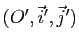 $ (O',\vec{i}',\vec{j}')$