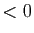 $ <0$