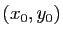 $ (x_0,y_0)$