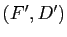 $ (F',D')$
