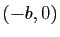 $ (-b,0)$