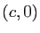 $ (c,0)$