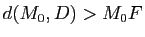 $ d(M_0,D)>M_0F$