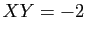 $ XY=-2$