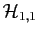 $ {\cal H}_{1,1}$