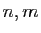 $ n,m$