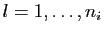 $ l=1,\ldots,n_i$