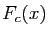 $ F_c(x)$