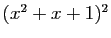 $ (x^2+x+1)^2$