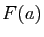 $ F(a)$
