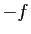 $ -f$