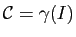 $ \mathcal{C}=\gamma(I)$
