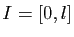 $ I=[0,l]$