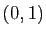 $ (0,1)$