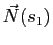 $ \vec{N}(s_1)$