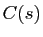 $ C(s)$