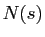 $ N(s)$