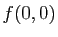 $ f(0,0)$