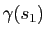 $ \gamma(s_1)$