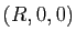 $ (R,0,0)$