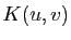 $ K(u,v)$