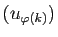 $ (u_{\varphi(k)})$