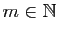 $ m\in \mathbb{N}$