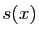 $ s(x)$