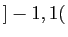 $ ]-1,1($